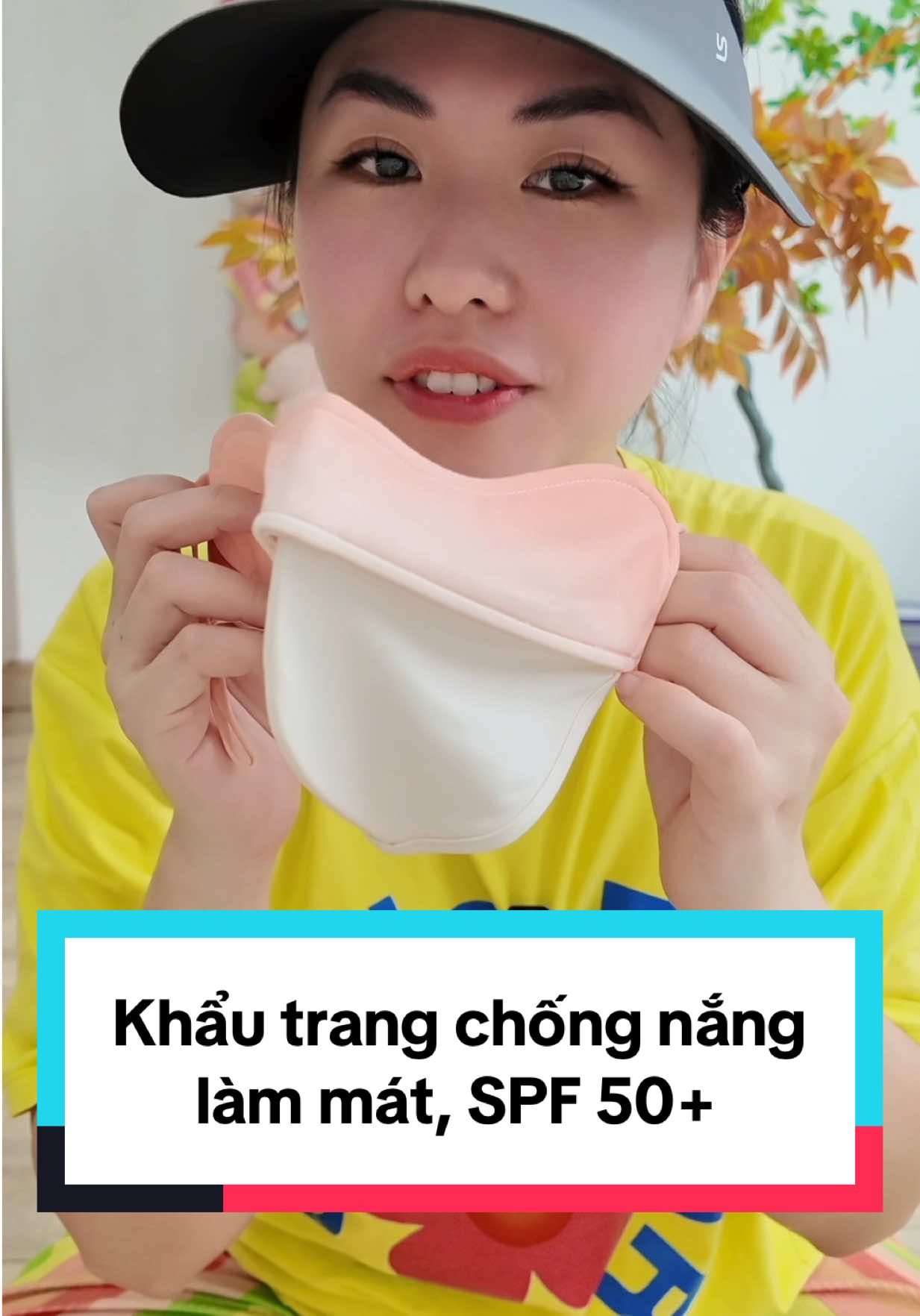 Khẩu trang chống nắng làm mát làm dịu và dễ thở cho các chị em đi nắng lâu và thường xuyên nhé. #khautrangchongnang #khautrang5d #khautrangchongtiauv #khautrangdinang #mymupreview 