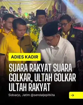 Wakil Ketua Umum DPP Partai Golkar, Adies Kadir menghadiri acara pentas seni tradisional jaranan dan pembagian sembako dalam rangkaian perayaan HUT ke-61 Partai Golkar di Lapangan Sawotratap, Sidoarjo, Sabtu malam (25/10).  “Semoga bisa membawa manfaat langsung untuk rakyat: suara Golkar suara rakyat. Ulang tahun Golkar, ulang tahun rakyat,” tutup Adies Kadir #adieskadir  #adieskadirojomundur  #adieskadirlanjutkan  #sidoarjo #sidoarjowani 