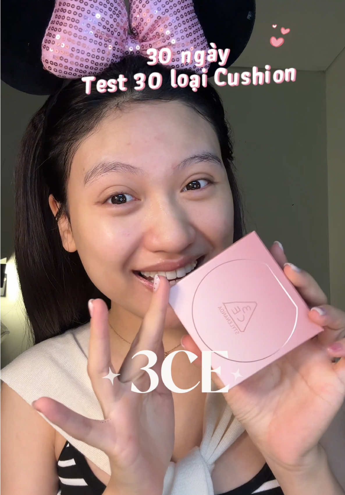 30 ngày Test 30 loại Cushion: ngày 7: cushion 3Ce , 1 em cushion dc sedding khá nhìu dạo gần đây. Các bác xem rùi cân nhắc xem có mua kh nhee🫶🏻✌🏻✌🏻  #reviewlamdep #goclamdep #testcushion #3ce #cushion 