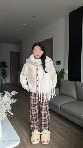 Quần kẻ lót lông #22etm #lila #weebuild 