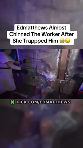 Edmatthews Almost Chinned The Worker After She Trappped Him 😭🤣 #viral #edmatthewstokky #edmatthews #halloween 