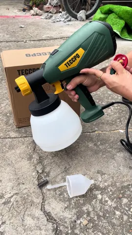 Máy phun sơn  điện   TECCPO #mayphunsondiencamtay #mayphunsondien #hukan #mayphunsoncamtay