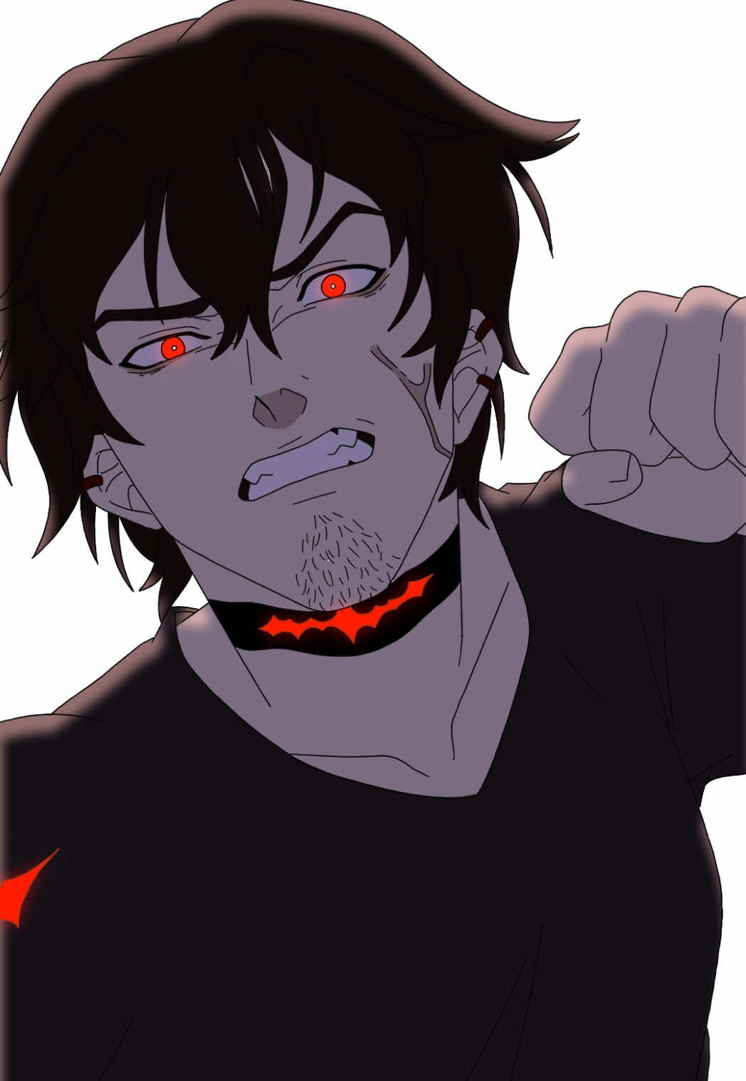 Ace is still mad at Toby…I think 👀 . . (Trying something new with late night posts. Yall mess with it? Also this is a quickie continuation from the recent post!) #2danimation #animation #originalcharacter #digitalart 