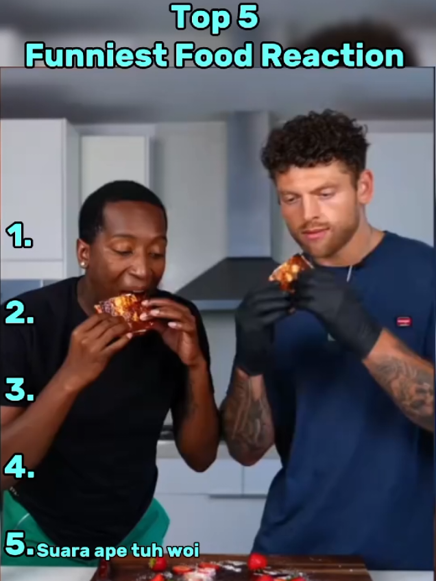 Top 5 Funniest Food Reaction  #Food  #chicken  #burger  #cheese  #fyp 
