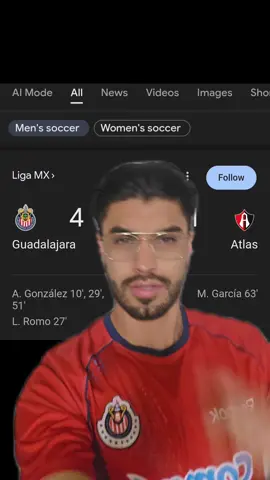 mis super chivas ganan el clasico tapatio #greenscreen #chivas #futbol #amor #funny 