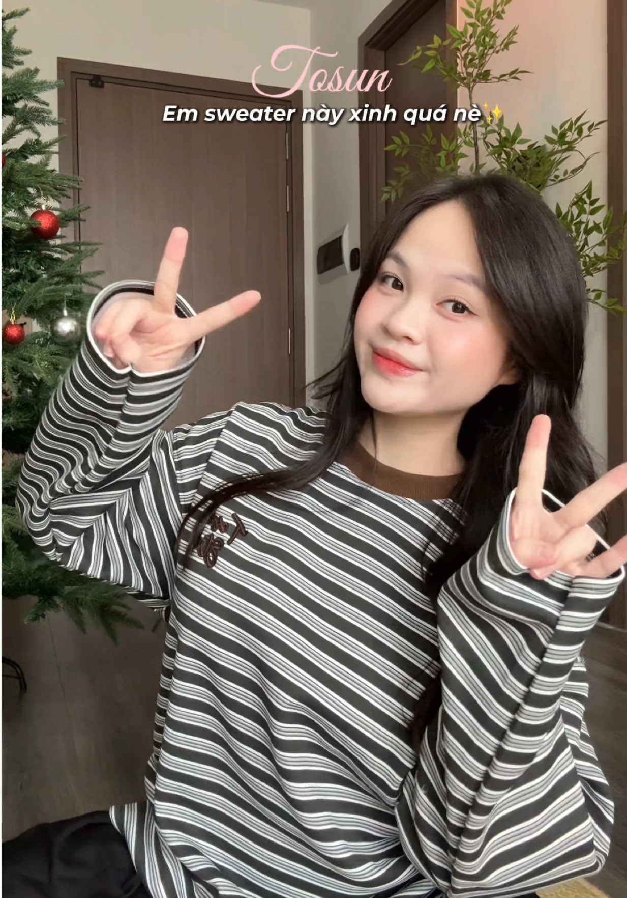 1 chiếc sweater xinh quá nè các bà ui✨#huongtranreview 