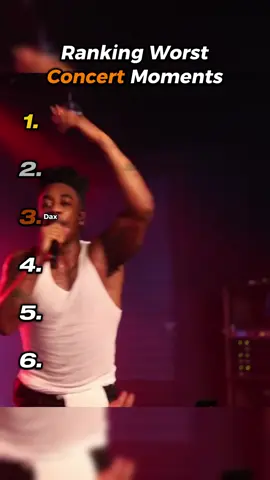 Worst Concert Moments #concert #dax #dream #ranking #cringe 