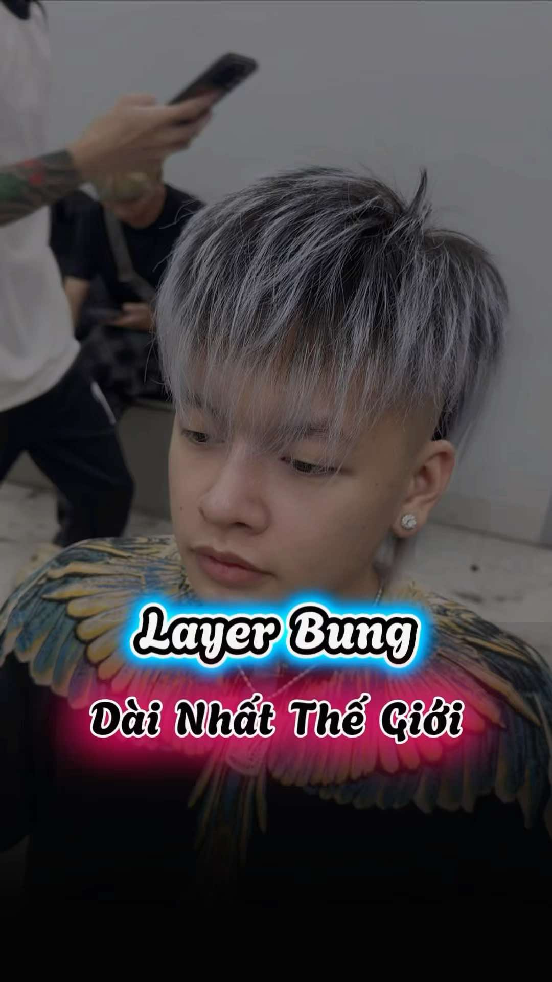 Layer Bung Dài Nhất Thế Giới✂️💈#bonguyentuan #nguyễntuấntócboyphố #xuhuong #màunhuộmnguyễntuấn #tóchêutràngtiền 