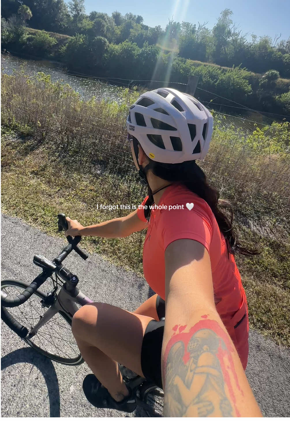 FL is my favorite in October 🍃 #cycling 