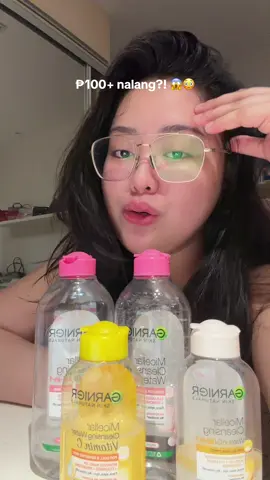 grabe bagsak presyo!  #fyp #garnier #micellarwater #makeupremover #foryoupge 