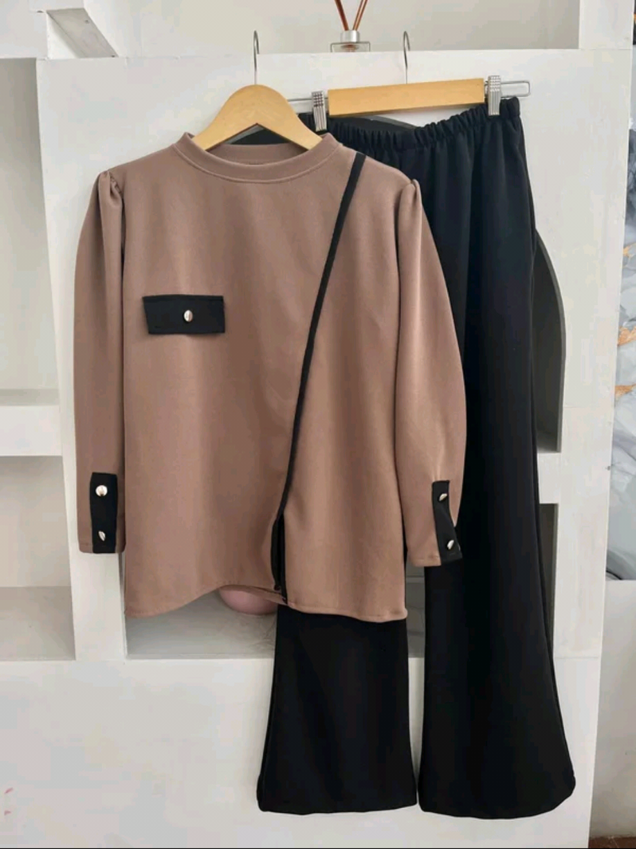 KENNY Setelan knit Wanita #oneset #bajuwanita #fashiontiktok #OOTD #fyp 