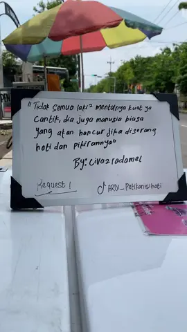 Terimakasih kak @🕯️🥀 sudah berbagi quotenya. Boleh request silakan yang mau request kata
