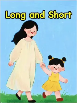 Long and short #englishforkids  #funlearningforkids  #bevuihoctienganh  #longandshort #gocnhocuabe 