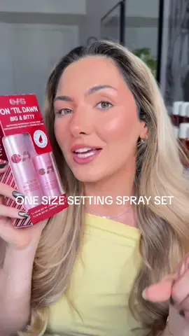 Only $2 more than the full size! 🎄🎀✨ Free eyeliner & shipping with $50+ orders today!🎄🎀 @ONE SIZE BEAUTY #onesizebeauty #onesizesettingspray #settingspray #tiktokshopblackfriday #tiktokshopcreatorpicks Posted 10/26/2025 | all deals and promotions were accurate at the time of posting but may change! 