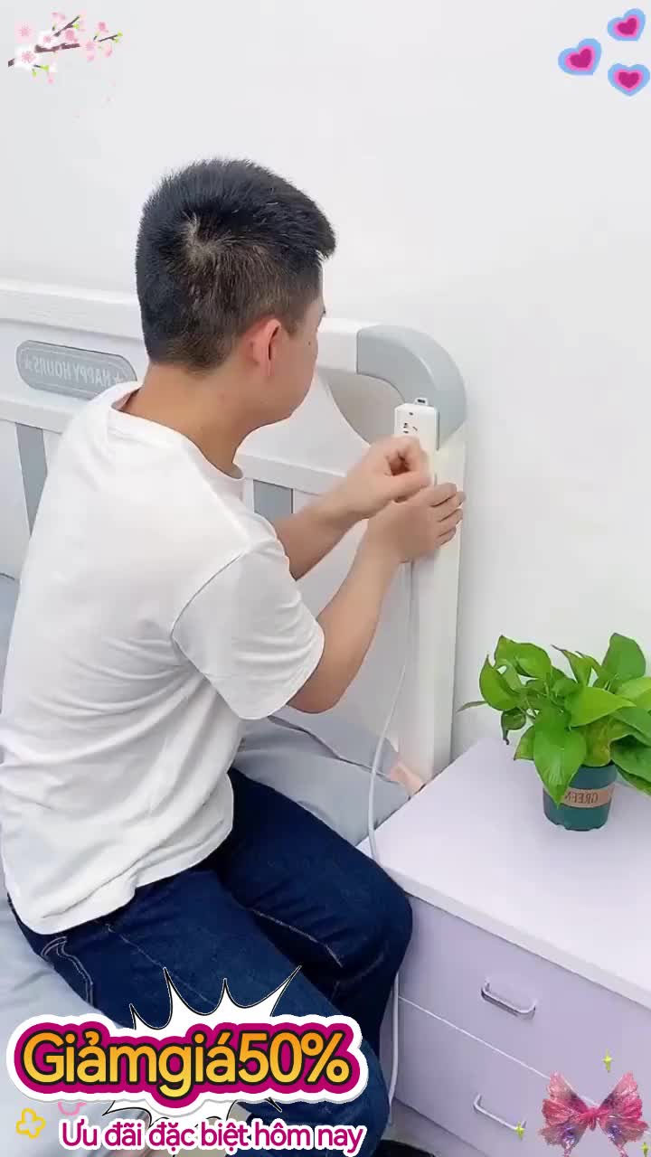 Với giá treo ổ cắm điện này, ngôi nhà của bạn sẽ gọn gàng ngăn nắp. 