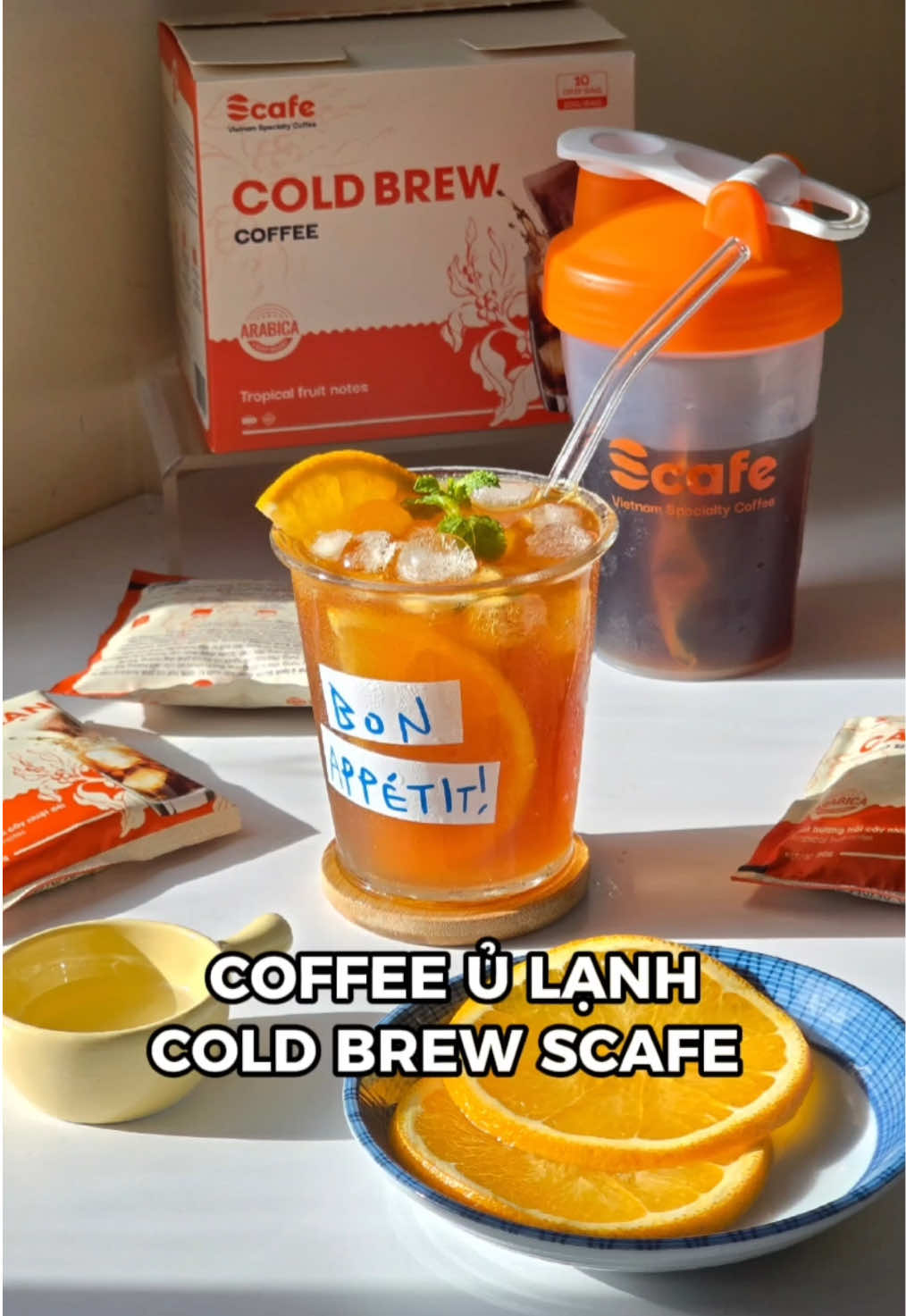 Bác nào mê coldbrew mà ngại ra quán giá cao thì thử ngay dòng ủ lạnh tiện lợi tại nhà này đi ạ! Chất lượng tới giọt cúng cuồii mà giá okela, đc tặng kèm bình ủ khi mua 2hộp nữa ạ! #Scafe #capheulanh #coldbrew #caphe #douong 