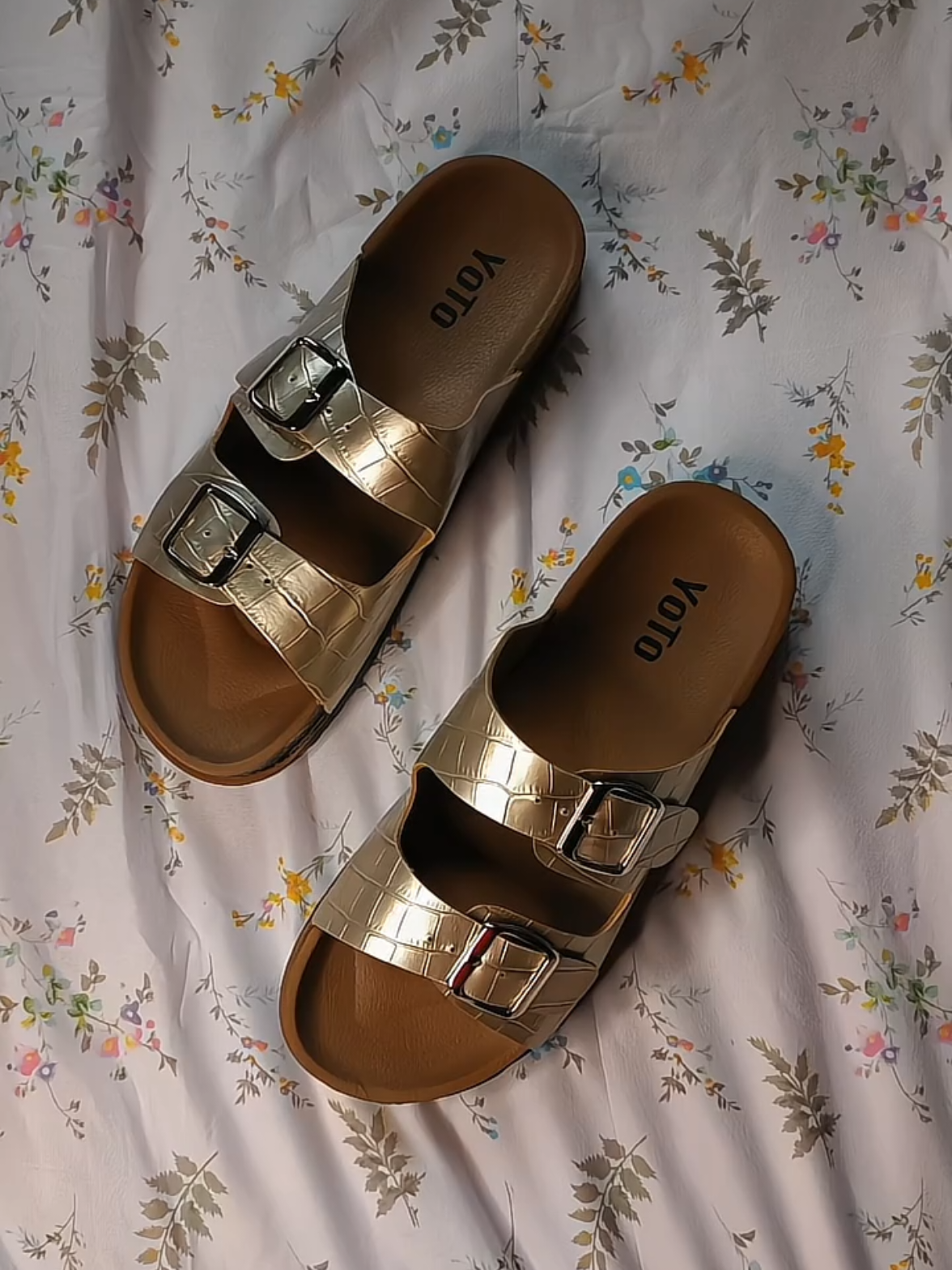 Leather Two - Buckle Sandals reco 🤎from @YOTO SHOES #twostrapsandals #yotosandals #sandalsforwomen #strapsandals #sandalsrecommendations 