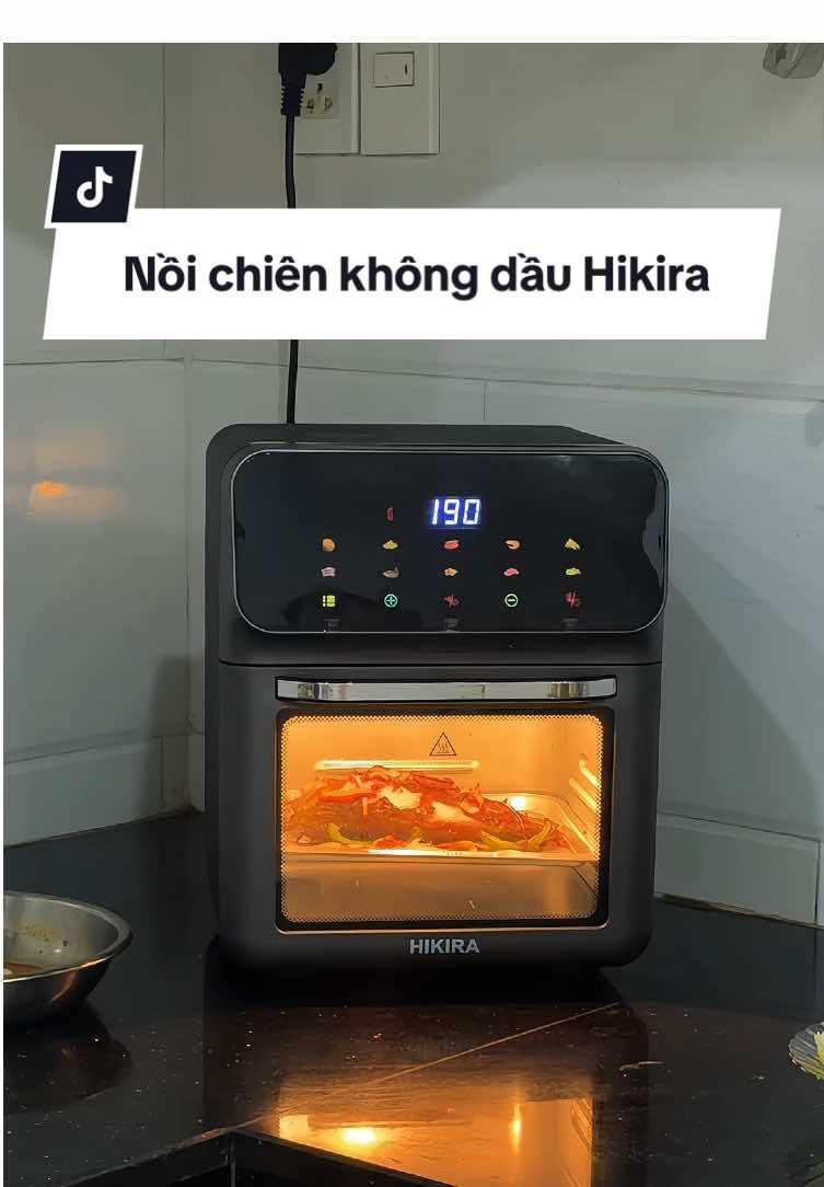 Nồi chiên không dầu Hikira nhỏ gọn, tiện lợi #hikira #review #chiennuong #chienkhongdau #noichienkhongdau 
