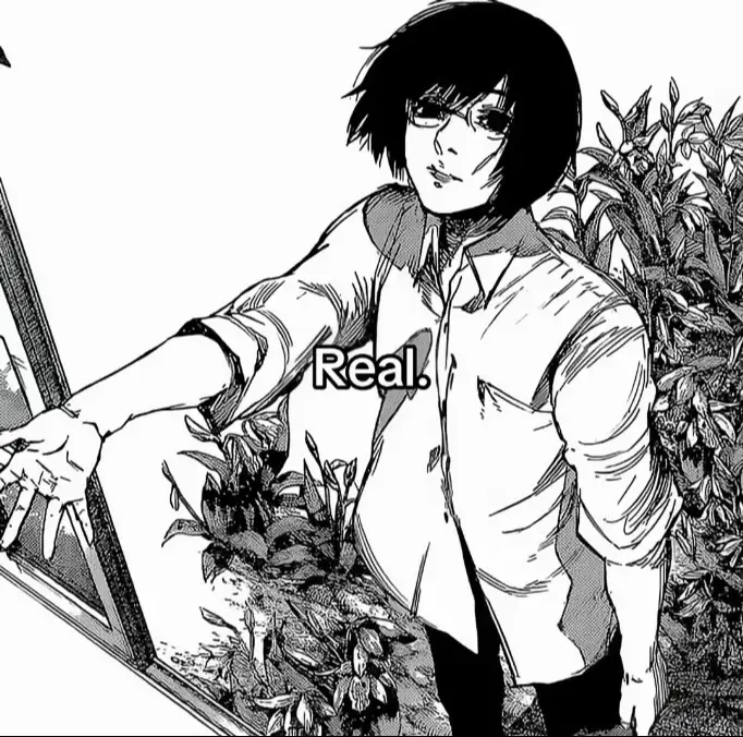 Tokyo Ghoul is a manga set in an alternate reality where ghouls, monstrous (or demonic) creatures who look like normal people but can only survive by eating human meat and blood, live in secret among the human population and hide their true nature to avoid persecution by the authorities of the human world. Ghouls have different superhuman powers, such as increased strength and regenerative abilities; a normal ghoul produces 4-7 times more kinetic energy in their muscles than a normal human being; they also have a several times larger number of RC cells, cells that flow like blood and can solidify instantly.Tokyo Ghoul is a manga set in an alternate reality where ghouls, monstrous (or demonic) creatures who look like normal people but can only survive by eating human meat and blood, live in secret among the human population and hide their true nature to avoid persecution by the authorities of the human world. Ghouls have different superhuman powers, such as increased strength and regenerative abilities; a normal ghoul produces 4-7 times more kinetic energy in their muscles than a normal human being; they also have a several times larger number of RC cells, cells that flow like blood and can solidify instantly.Tokyo Ghoul is a manga set in an alternate reality where ghouls, monstrous (or demonic) creatures who look like normal people but can only survive by eating human meat and blood, live in secret among the human population and hide their true nature to avoid persecution by the authorities of the human world. Ghouls have different superhuman powers, such as increased strength and regenerative abilities; a normal ghoul produces 4-7 times more kinetic energy in their muscles than a normal human being; they also have a several times larger number of RC cells, cells that flow like blood and can solidify instantly.Tokyo Ghoul is a manga set in an alternate reality where ghouls, monstrous (or demonic) creatures who look like normal people but can only survive by eating human meat and blood, live in secret among the human population and hide their true nature to avoid persecution by the authorities of the human world. Ghouls have different superhuman powers, such as increased strength and regenerative abilities; a normal ghoul produces 4-7 times more kinetic energy in their muscles than a normal human being; they also have a several times larger number of RC cells, cells that flow like blood and can solidify instantly.Tokyo Ghoul is a manga set in an alternate reality where ghouls, monstrous (or demonic) creatures who look like normal people but can only survive by eating human meat and blood, live in secret among the human population and hide their true nature to avoid persecution by the authorities of the human world. Ghouls have different superhuman powers, such as increased strength and regenerative abilities; a normal ghoul produces 4-7 times more kinetic energy in their muscles than a normal human being; they also have a several times larger number of RC cells, cells that flow like blood and can solidify instantly.Tokyo Ghoul is a manga set in an alternate reality where ghouls, monstrous (or demonic) creatures who look like normal people but can only survive by eating human meat and blood, live in secret among the human population and hide their true nature to avoid persecution by the authorities of the human world. Ghouls have different superhuman powers, such as increased strength and regenerative abilities; a normal ghoul produces 4-7 times more kinetic energy in their muscles than a normal human being; they also have a several times larger number of RC cells, cells that flow like blood and can solidify instantly. #fyp 