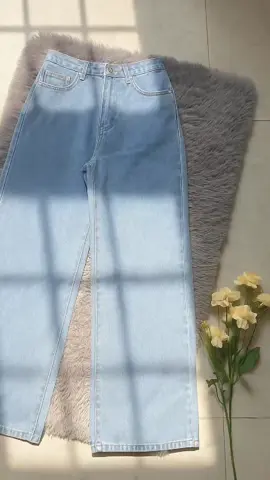 Celana Boyfriend Jeans Kulot Panjang Highwaist#celanawanita#jeanskulot#highwaistviral#fypp