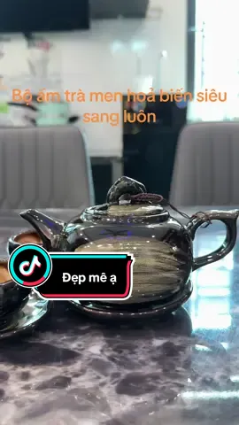 Bộ ấm trà men hoả biến Bát Tràng siê sang luôn các bác ơi#ngakoy #boamtrabattrang #xuhuong #xuhuongtiktok #viral 