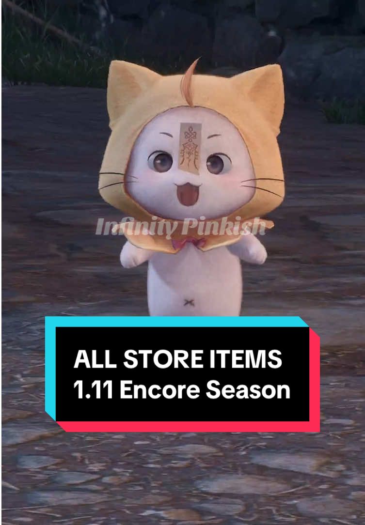 All store items 1.11 encore season #infinitynikki #infinitynikkiSEA #infinitynikkiID  #infinitynikkiencoreseason 