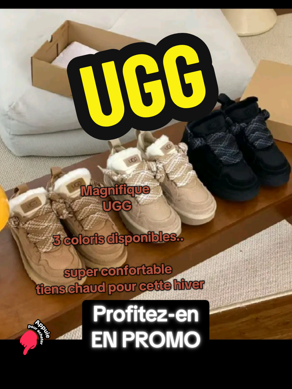 #ugg #chaussure #hiver #confort #epaisse 