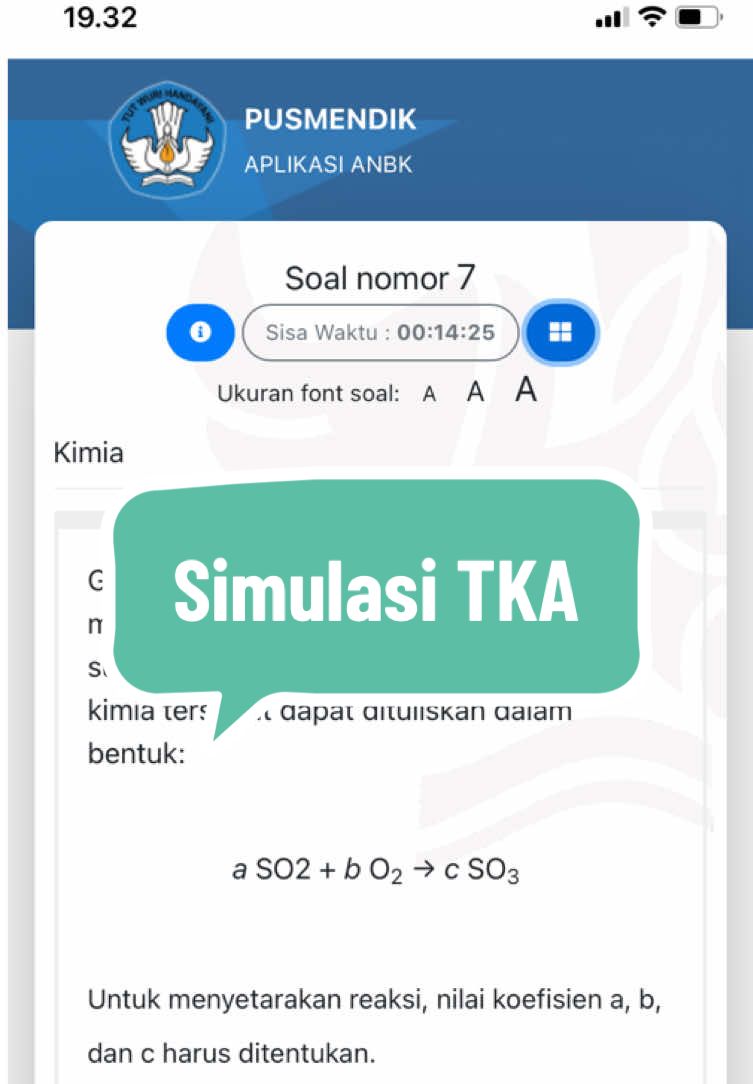 Soal penyetaraan reaksi | ternyata soal tka ada yg gampang juga #tka #kimia #snbp #chemyLia #fyppppppppppppppppppppppp 