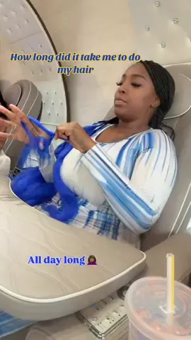 Thigh-length box braids by me… no breaks, no shortcuts, just hustle. 💅🏽 It’s giving “there’s not enough hours in a day” energy 😩 #AllDaySlay #selfbraided