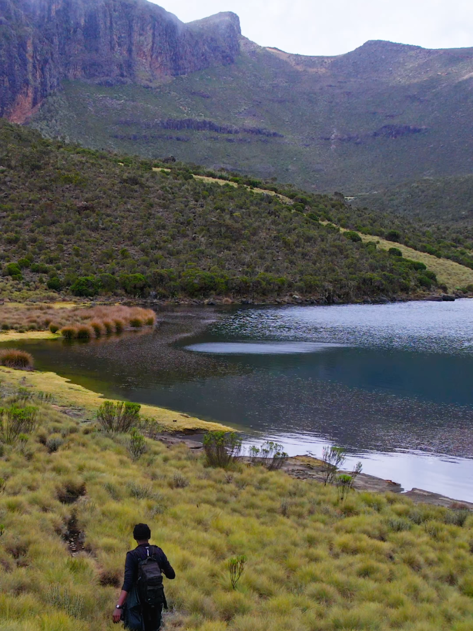 Ithangune Crater  hosts Lake Ithangune, also known as Lake Alice