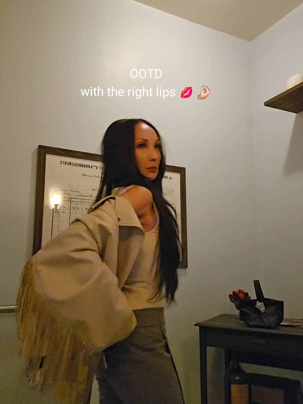 date night look 💋 @MERIT Beauty #lipstick  @STAUD Clothing #pants  @AKIRA #bodysuit  @12TH TRIBE #jacket 