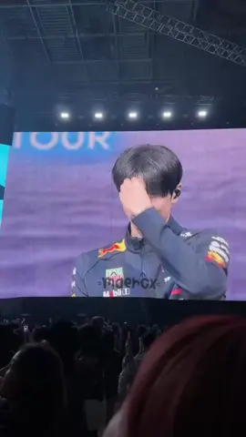 HAIR DOWN WITH RED BULL TRACK SUIT JAY😩🔥 #jay #enhypen #fyp #walkthelinefinal  ctto