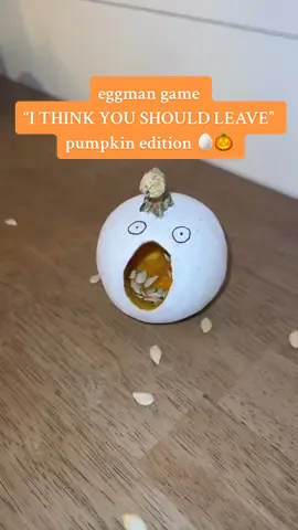 watch till the end 🥚🎃 #timrobinson #ithinkyoushouldleave #eggman #halloween #pumpkinseason 