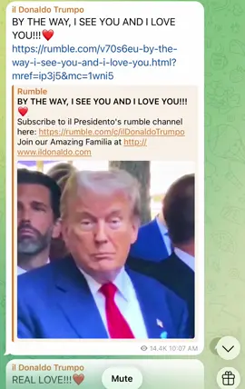 🥰 Follow the link Trump posted and find the hidden message over on Rumble. President Trump has a message for all of you! 🌍 ❤️🙏🏼 #anons #iseeyou #iloveyou #foryou #rumble 