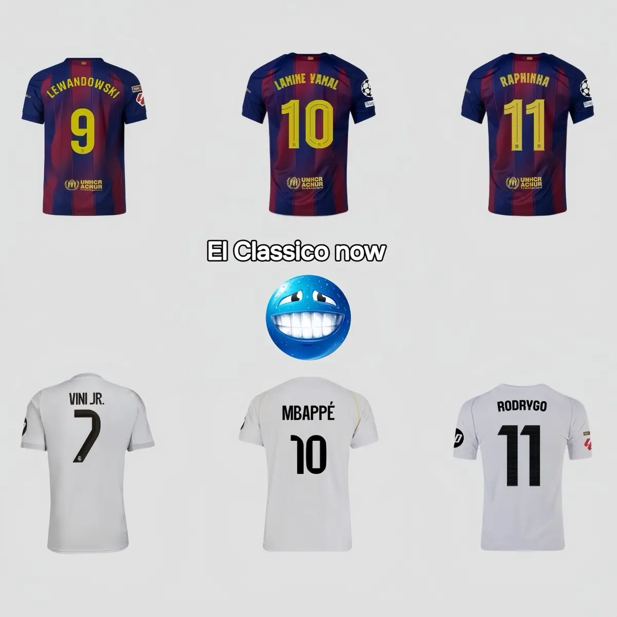 There was a time when football felt different — when El Clásico wasn’t just a match, but a war of greatness. Messi, Neymar, and Suárez — a trio that played with magic, precision, and pure chemistry. On the other side, Cristiano Ronaldo, Benzema, and Bale — a force of power, speed, and deadly finishing. Every goal, every tackle, every counterattack had millions on the edge of their seats. The Camp Nou and Santiago Bernabéu weren’t just stadiums — they were battlefields where legends wrote history. You could feel the rivalry, the passion, the pressure, and the pride. It was personal. It was emotional. It was El Clásico in its purest form. No social media hype, no overhyped narratives — just raw football, two titans clashing for glory, with the world watching in silence and awe. Those nights didn’t just create memories… they created legends. The real El Clásico — intense, unforgettable, and unmatched #realmadrid #barcelona #messi #ronaldo #elclassico 