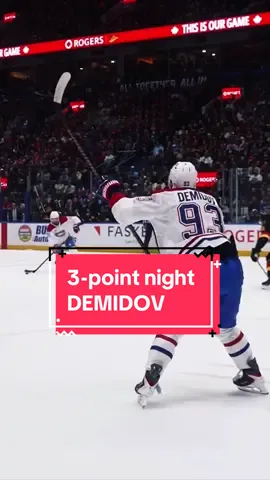 🔵⚪️❤️ DOUBLE TAP IF YOU THINK DEMIDOV IS ON A MISSION TO WIN THE CALDER! #habs #demidov #gohabsgo 