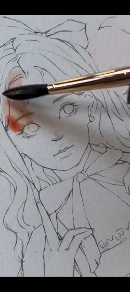 #dailysketch #beauty #drawing #watercolor 