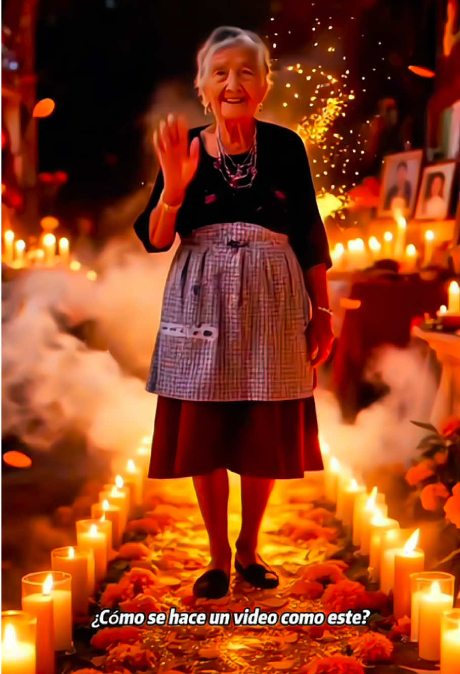 Crear un video de Día de los Muertos donde los seres queridos difuntos regresan a casa por la alfombra guía con una sola foto Tutorial de Filtro de Inteligencia Artificial para el Día de los Muertos: 