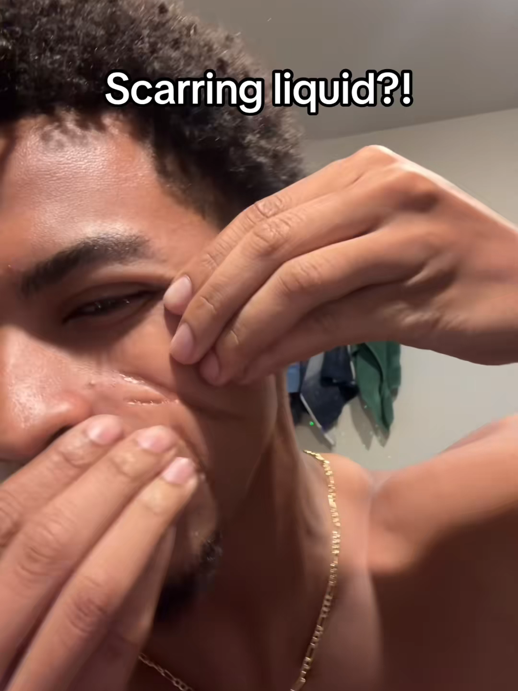 Same serium used in movies #halloween #halloweencostume #scars #scarface #scarringliquid