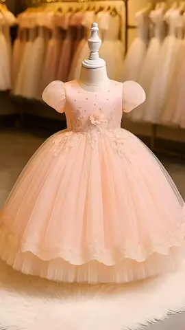 3-10thn Elegan Gaun Pesta Formal Dengan Wedding Flower Princess Dress Anak Perempuan Baju Bunga #rekomendasi #wibgajian #foryoupage #dress #fyp 