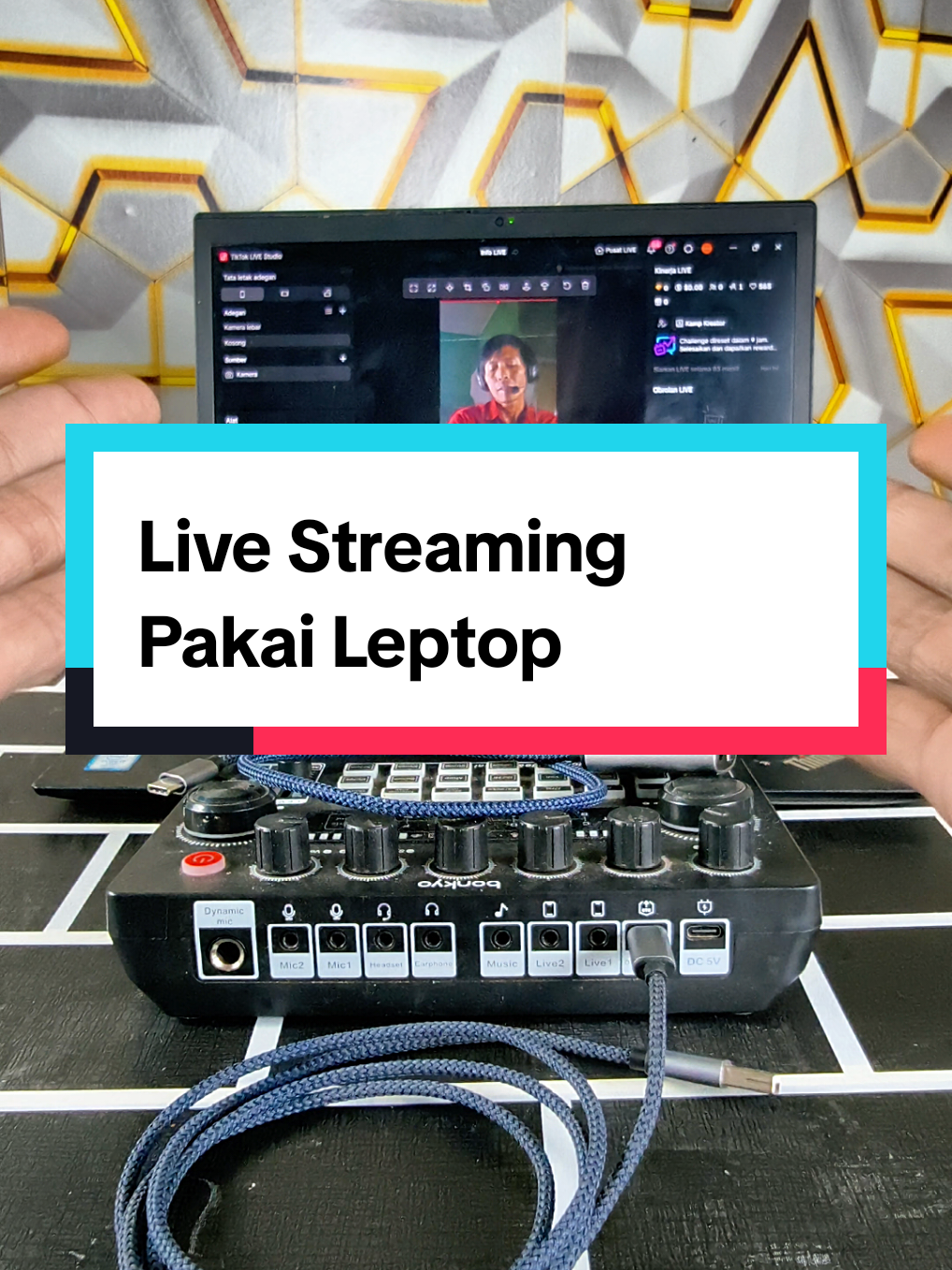 Membalas @agunglobert Live Streaming Di Leptop Pakai OTG Cortex MH366 Plus #otg #mh366 #cortex #tutorial 