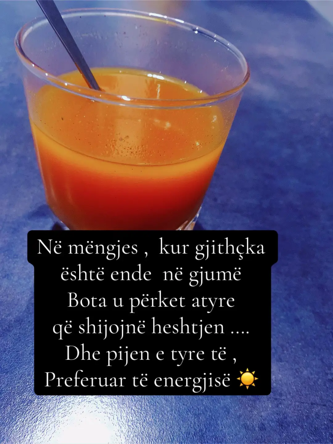 Nuk është kafe…..  Por më jep më shumë energji 🔥 #morningroutine #energyvibes #energy  #energydrink 