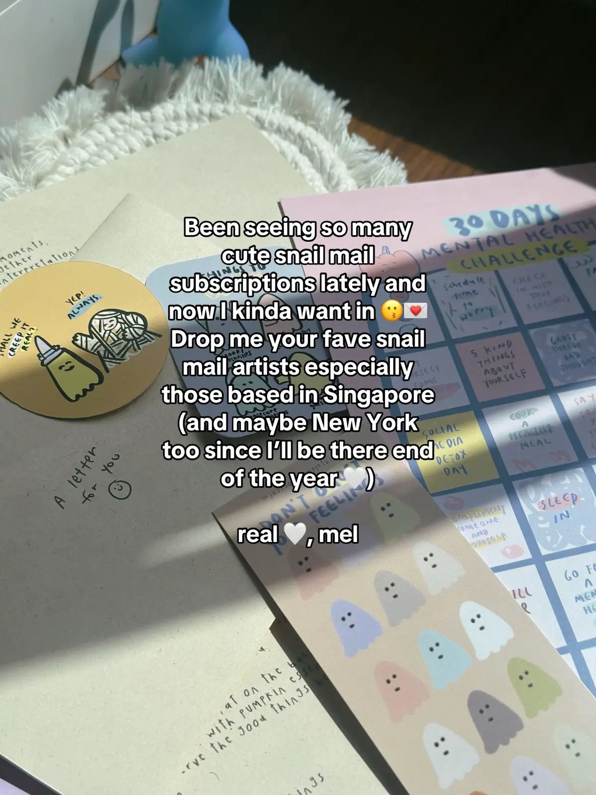 Been seeing so many cute snail mail subscriptions lately and now I kinda want in 😗💌 Drop me your fave snail mail artists especially those based in Singapore (and maybe New York too since I’ll be there end of the year 🤍) #snailmail 