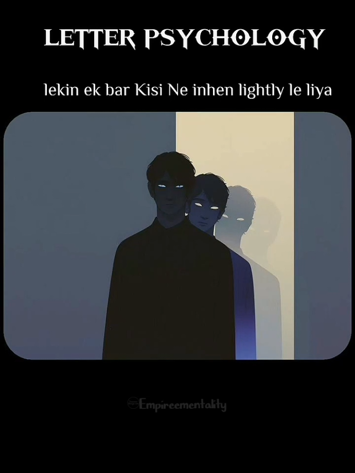 “Tera naam hi bata dega — tera darkest secret 😈💭  Comment karo ‘Dark Secret’ aur dekh kya chhupa hai tumhare andar 👀👇”  ✨ CTA:  Follow karo aur reel share karo apne doston ke saath — shayad unka secret bhi khul jaaye 😏  📌 Hashtags:  #DarkSecret #NameSecrets #LetterPersonality #MysteryReel #empireementality 