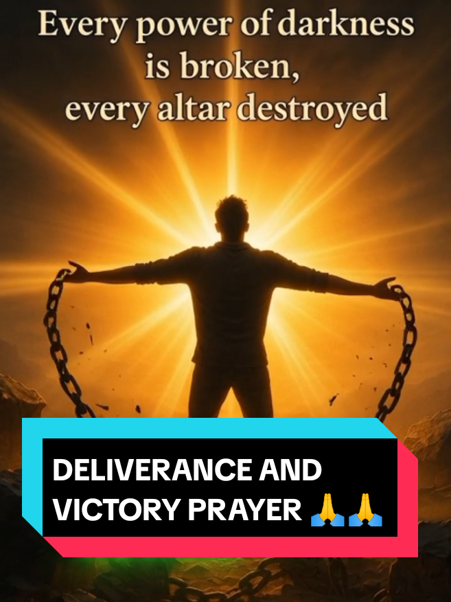 Deliverance and victory prayer _ Fire 🔥 Prayer 🙏🙏 _ Every evil alter destroyed in the mighty name of Jesus Christ 🙏🙏 #prayer #christiantok #trustgod #victory #dailyblessings 