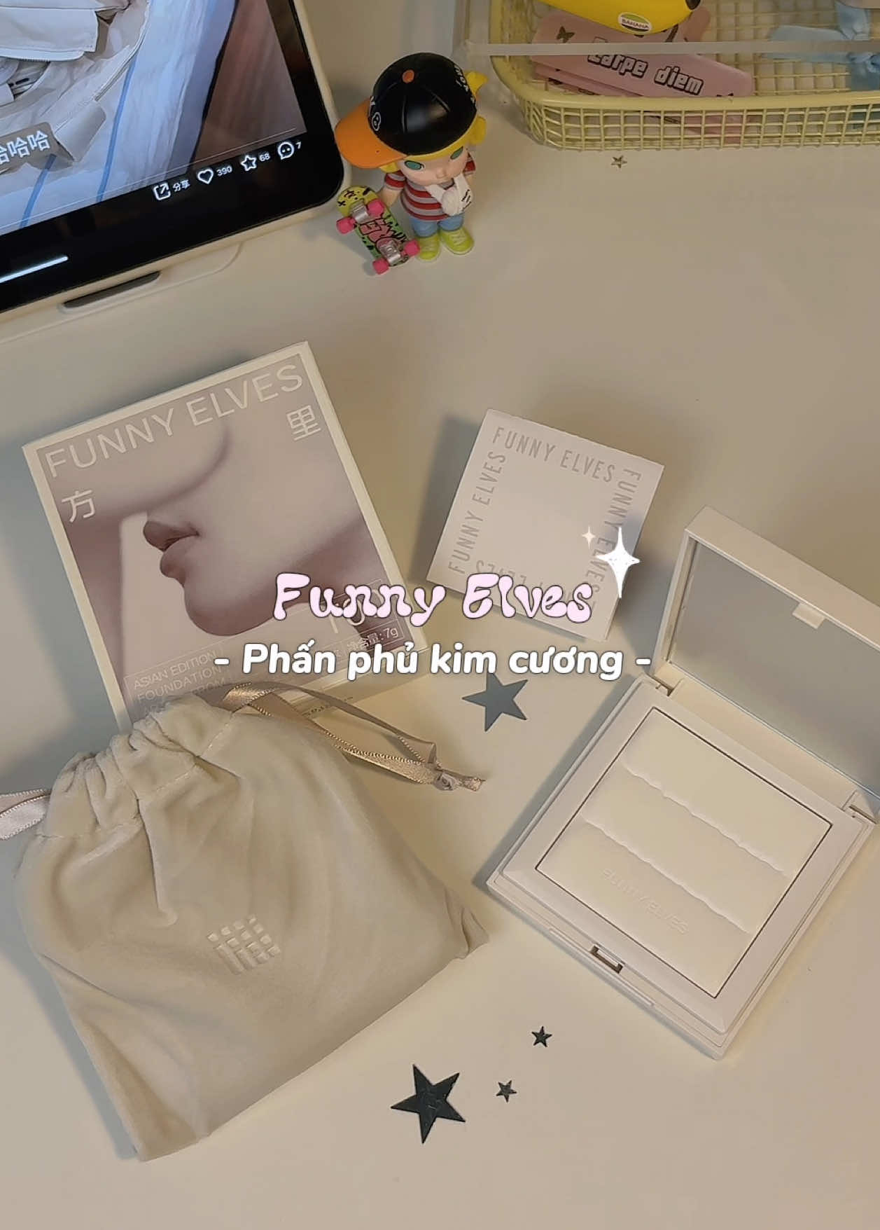 Phấn phủ quá xịn quá đẹp ✨🥰 #funnyelves #phanphu #phanphukiemdau #makeupproducts #xuhuong 