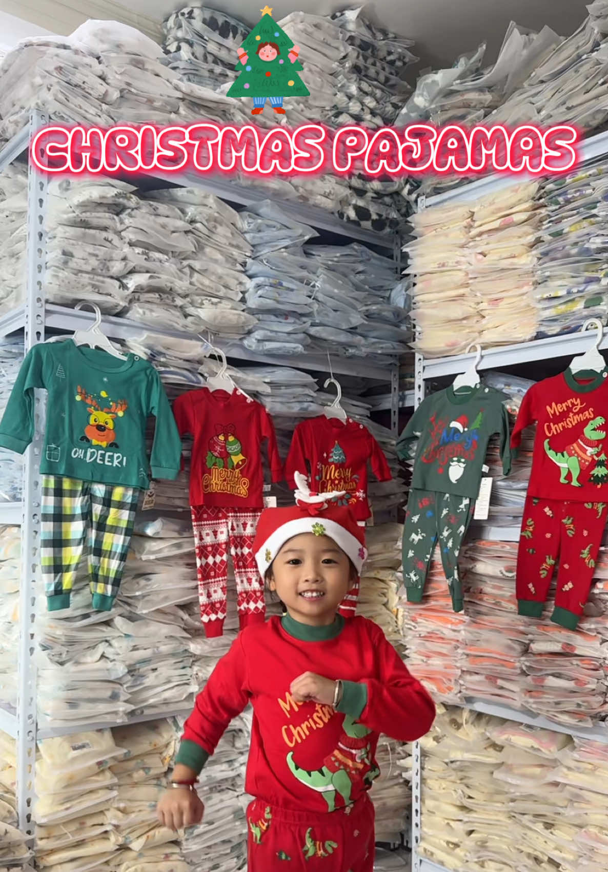 Christmas pajamas for kids get yours now ❣️Fast shipping 💓#kfkidsfestivepjs #tinytrendsetters #tiktokkidsfashionph #Tinytreasures19 #christmastiktok 