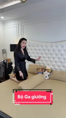 Bộ ga giường chất thun lạnh mát mềm mịn bốn món #me4con #xuhuong #gagiuong 
