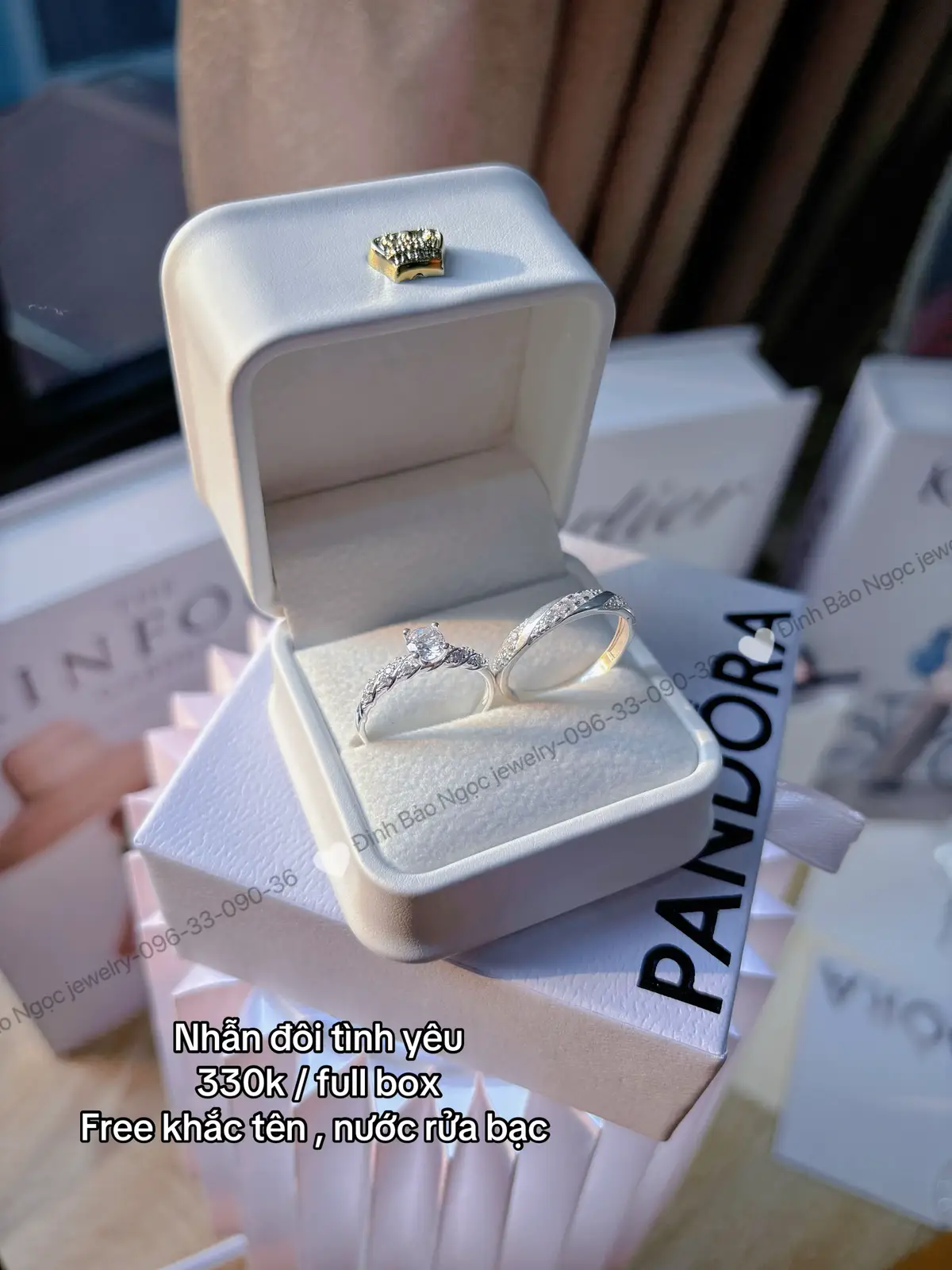 #ilovetiktok #tiembaongo157_ #nhandoitinhyeu #pandorajewelry #xuhuongtiktok 