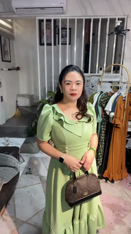 Mga naghahanap na ng pang year end ba dress eto na sobrang ganda ng tela🥰💕#fyp #OOTD #incootd #church #churchdress 